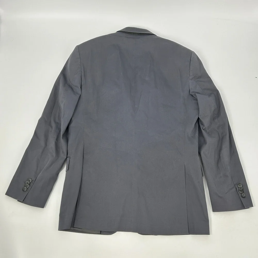 John Varvatos USA Blazer Jacket Sport Coat Men's 42R Gray 2 Button